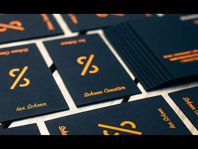 Business Cards | Schoen Creative business cards design logo photography
