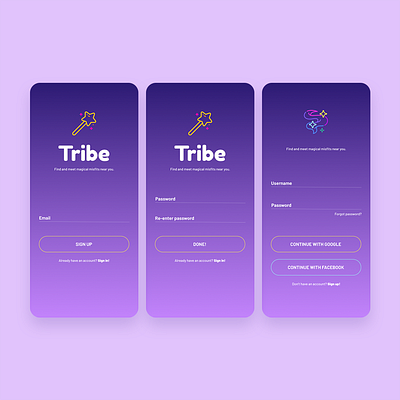 DailyUI 001 - Sign Up Form dailyui dailyui 001 design ui