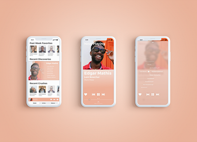 Music App app design flat music music app music player ui ux