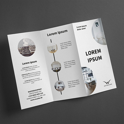 Broschure Company brochure brochure design creative creativity design designer flyer flyer design graphic design graphic artist modern trifold brochure typography