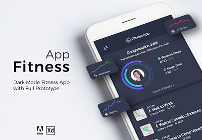 Fitness App UI Kit adobe photoshop adobe xd adobexd application design design ui ui ux ui deisgn uidesign ux