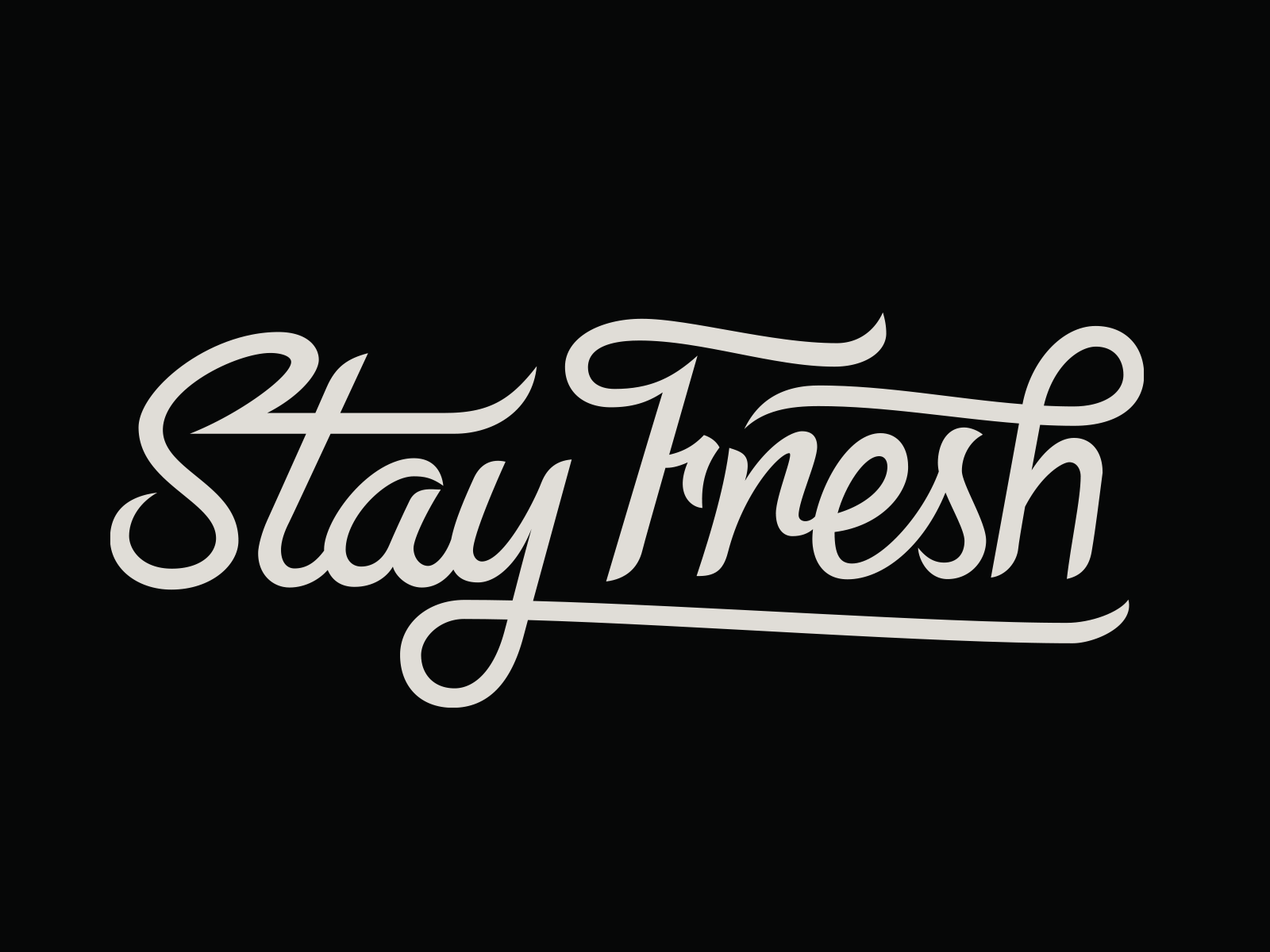 Stay Fresh by Jeremy Tinianow on Dribbble, image size:1600x1200