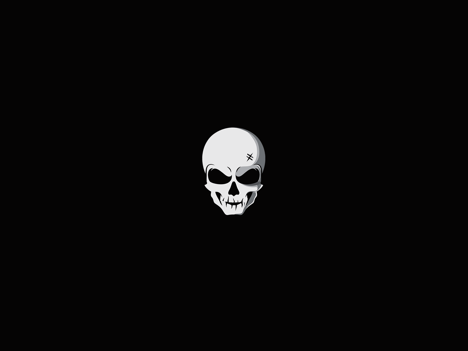 HAAA! - Spooky Weekly Warm-Up animated gif bahreisy halloween illustrator photoshop skull spooky syarif week weekly weekly warm up