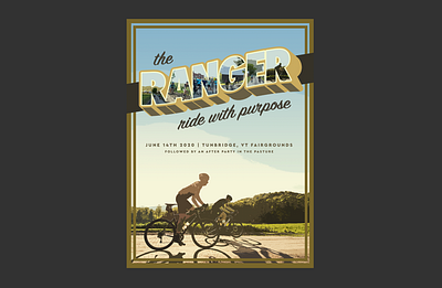 The Ranger bike gravel bike retro retro poster vintage