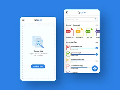 Daily UI Challenge - File Upload app cloud daily ui design file upload files mobile ui storage ui upload ux