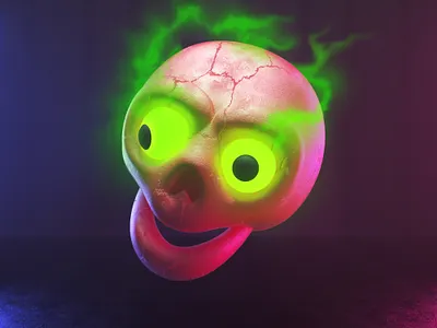 Skull 3d character character design cinema4d halloween horror illustration monster octane skull spooky
