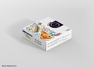 Chill Baby - Pizza & Sandwich Box art box design branding branding design coreldraw design graphic graphicdesign illustration package design packaging packaging illustration packagingdesign vector