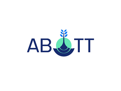 ABOTT Logo agriculture autonomous branding crop design farming logo plant robotics typography