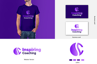 Inspiring Coaching logo color v1 abstract background app branding business character clean concept corporate corporate identity cricket design drawing i logo icon illustration logo logoinspiration modern sketch vector
