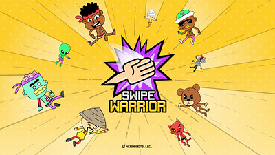 Swipe Warrior animation art branding character design illustration logo swipe vector warrior