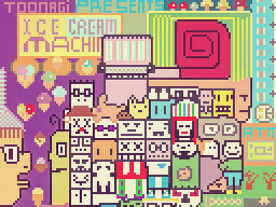 PixelIrscreamMachine By Orro Macha @toonagi pixelart pixel