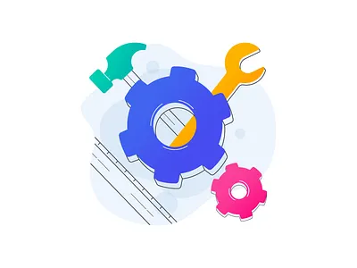 Basic Setup | User Onboarding Experience | 1-6 adobe ilustrator branding design filled outline graphicdesign illustration illustrator lineart outline vector