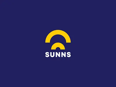"Sunns" logo design art behance branding design gradient graphic logo logo design logos logotipo logotype minimal monogram portfolio sun trend ui ux web website