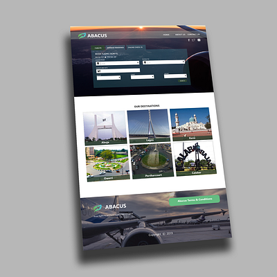 Airline website UI design airline website graphicdesign uidesign uiux