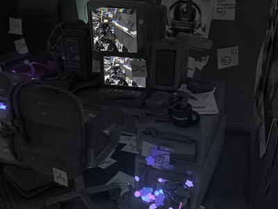 2019 Time Capsule #03 3d animation ar blender c4d character design emo halloween illustration particles room videogame vr