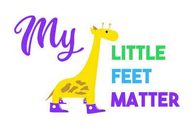 My Little Feet Matter Logo adobe adobeillustrator design illustrator logo logo design logodesign logodesigns logos vector