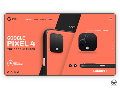 Google Pixel 4 Website Redesign branding design google google design google pixel illustration typography ui ux web webdesign website