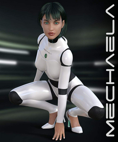 Mechaela Female Cyborg for Genesis 8 3d art 3d artist 3d render android cg characters cyborg cyborgs daz content female cuborg female robot ion mech realistic 3d renderhub renders robot sexy cyborg sexy robot