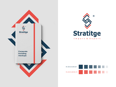 Stratitge Import and Export art battik brand brand identity branding branding design bussines colors creative design export idea identity import logo logodesign logotype love mark simple