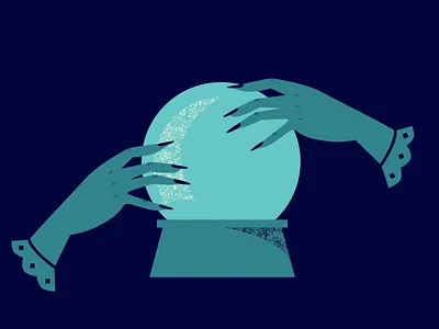 I See Adobe Crashes In Your Future future halloween illustration illustrator spooky vector