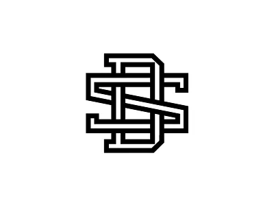 D+S monogram logo badge logo brandidentity branding design logo logodesign minimal monogram monogram logo typography vector
