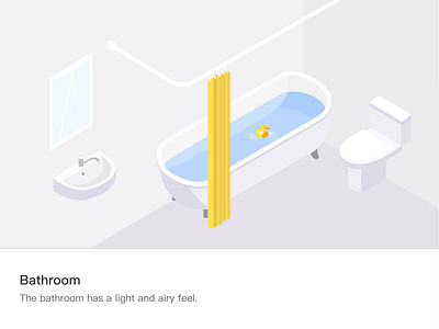 Bathroom 2.5d branding design illustration typography ui web website