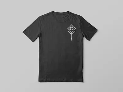 🍁 black flower geometric minimalist modern rose texture tshirt