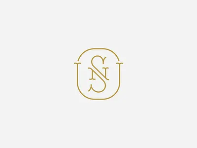 S & N final branding elegant illustration logo design branding logodesign monogram sn monogram wedding