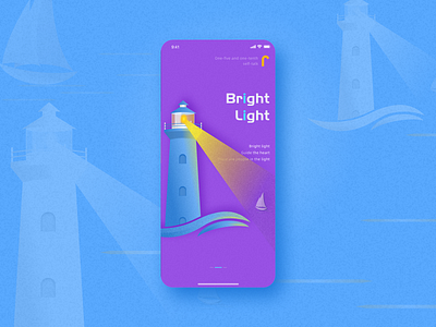 Bright Light circus design effect ui