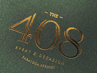 The 408 Event and Occasion brand logo restaurant saratoga