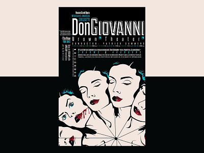 Don Giovanni Poster don giovanni experimental graphic design halloween horror illistrator illustration juxtaposition mozart opera opera poster poster poster design spooky theater theater posters typogaphy vector art vector illustration weekly warm up