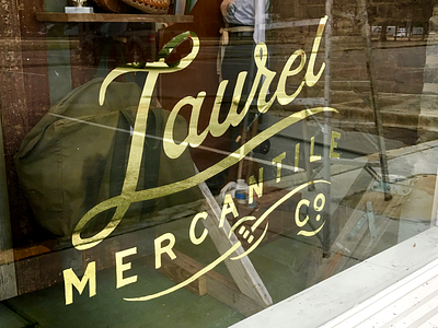 Gold Leaf - Laurel Mercantile Co. gilding gold leaf sign painter sign painting traditional