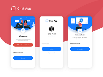 Chat App - Onboarding ui