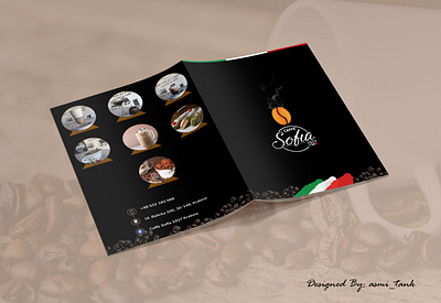 Cafe Menu brochure design brochure template brown cafe logo cafe menu cafeteria café coffee espresso graphic design menu card menu design mocha restaurant restaurant branding