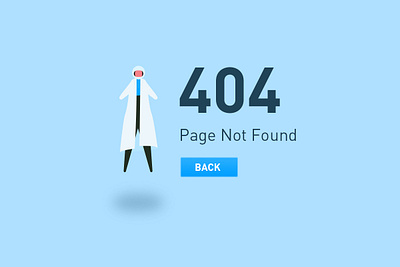 404-spaceman 404 404 page 500 branding doctor flat illustration medical space spaceman ui