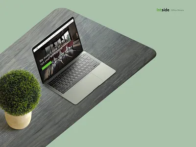 Intside office space photoshop presentation design ui webdesign workspace