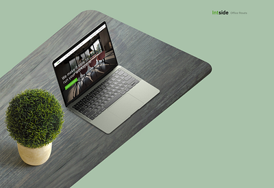 Intside office space photoshop presentation design ui webdesign workspace