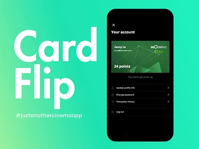 Loyaly Card Animation animation app design micro interaction mobile mobile app motion ui
