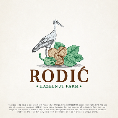 Rodic Logo design artwork branding crafts design hand drawn logo old style sketch vector vintage