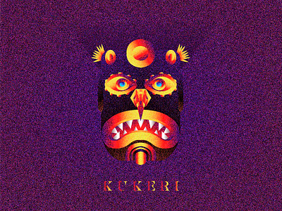 KUKERI anger branding colorful design design art event evil eye face grains illustraion illustration vector