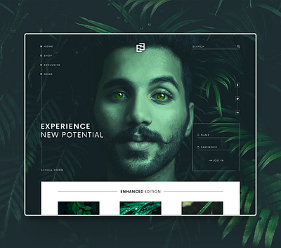 Enhanced Edition | Landingpage exclusive experience landingpage photography platform ui uidesign uiux userexperience userinterface web webdesign