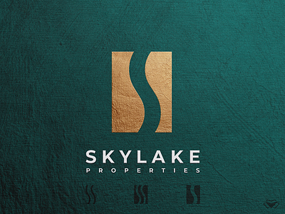 Skylake Properties Branding branding business classy corporate design golden logo icon letter letter s logo lettering logo logo design logo design branding logo designer logotype modern monogram properties sophisticated logo vector