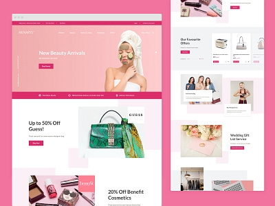 MENA Store beauty clean commerce minimal omnichannel shop