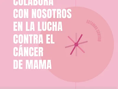 Sfera se viste de Rosa cancer concept desing illustrator mama pink ux uxui