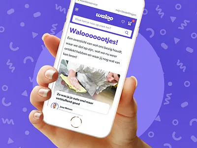 Walooootjes! ecommerce mobilefirst ui ux website