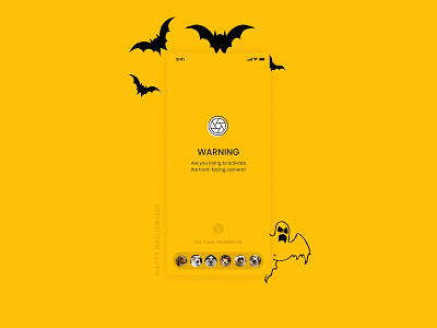 Scary function - app design android app design app app design design design app dribbble halloween halloween party ios app design scary ui ux vector website design