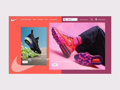 Nike Concept ui ux