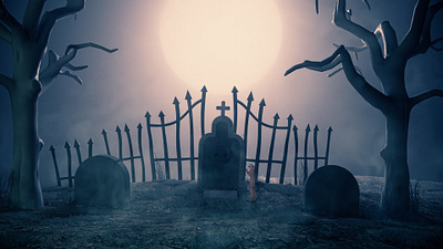 Cemetery 3d arnold render c4d c4dart c4dtoa cinema4d digital art illustration