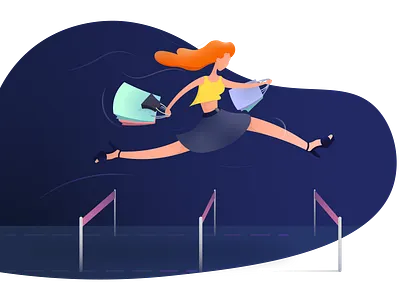 Quick Checkout bag buy cart covert ecommerce gradient illustration payment retail shopping shopping cart storytelling