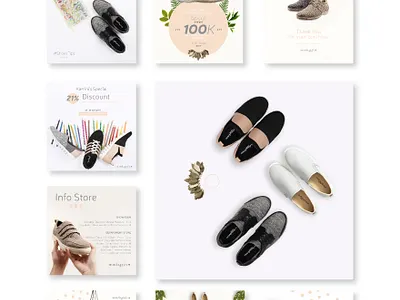 the unique you - amanda jane's shoes ads ads design copywriting design digital fashion female feminine footwear graphic graphic design minimalist photos promotional design sale shoes social media banner social media design social media pack vector